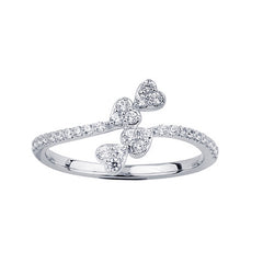 Women's Ring Lola in 10K White Gold and 0.26CTW Diamonds
