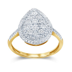 Women's Ring Gia in 10KT Yellow Gold and 0.25CTW Diamonds