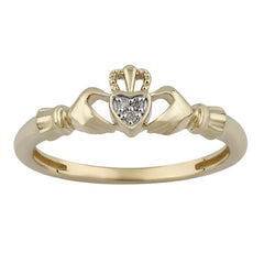 Women's Ring Lily in 10K Yellow Gold and 0.02CTW Diamonds