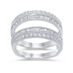 Women's Ring Guard Kaylani in 10K White Gold and 0.73CTW Diamonds