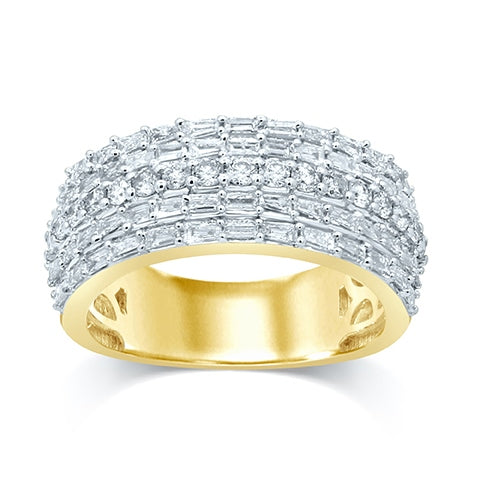 Men's Ring Mateo in 10K Yellow Gold and  1.61 CTW Diamonds