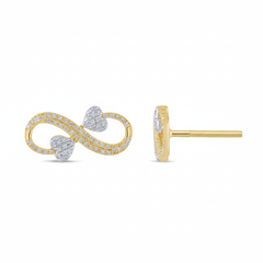 Women's Earrings Riley 10K Yellow Gold and 0.18CTW Diamonds