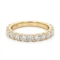 Women's Ring Caroline in 14K Yellow Gold and 0.97CTW Lab Grown GSI Certified Diamonds