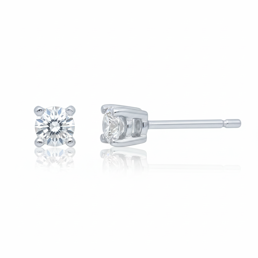 Men's Earring's Andrew in 10K White Gold 0.26CTW Diamonds