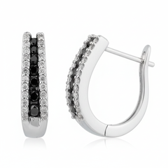 Women's Earrings Nina in 10K White Gold with 0.56CTW Diamonds