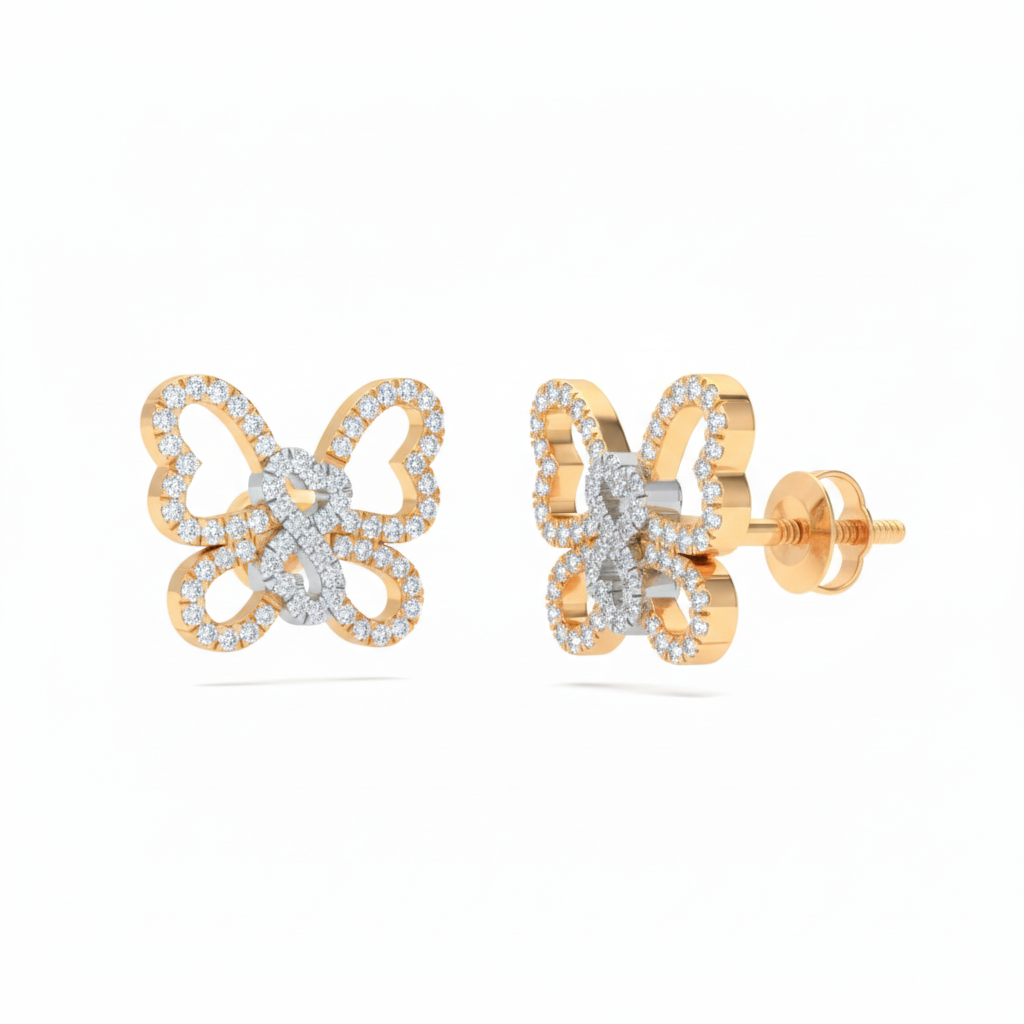 Women's Earrings Nova in 10K 0.16CTW Diamonds