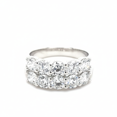 Women's Ring Jade in 14K White Gold and 2.47CTW Lab Grown Certified Diamonds