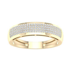Men's Ring Roman in 10K Yellow Gold and 0.33CTW Diamonds