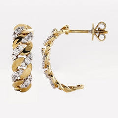 Women's Earrings Chloe in 10K Yellow Gold and 0.41CTW Diamonds