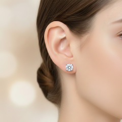 Women's Earring Wren in 14K Yellow Gold and 2.02 Lab Grown GSI Certified Diamonds