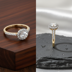 Women's Ring Juniper in 14K Yellow Gold and 1.07CTW Lab Grown Certified Diamonds